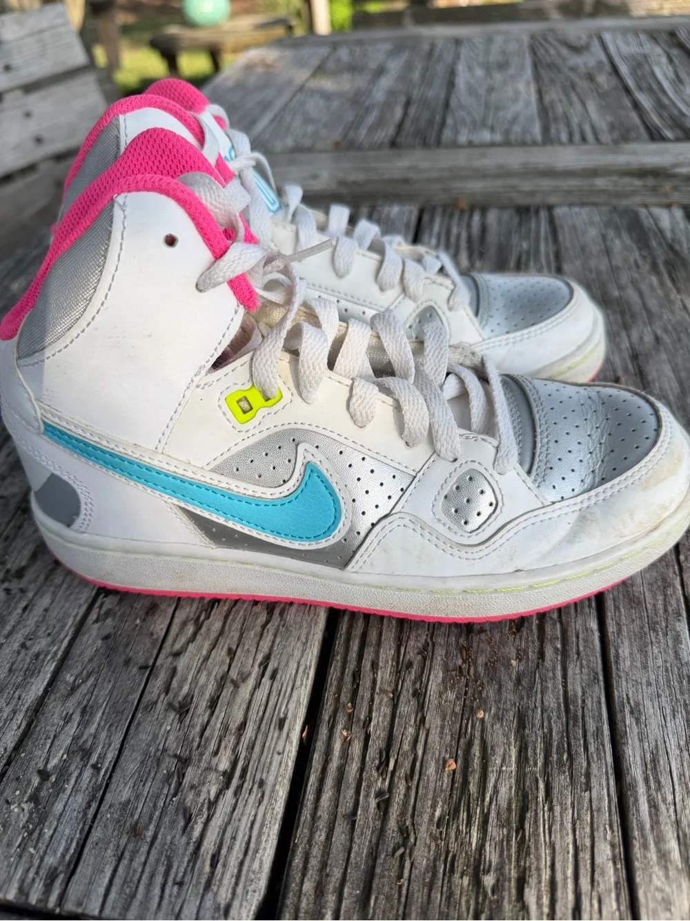 Nike Kids Son of Force high top sneakers - sz 4Y